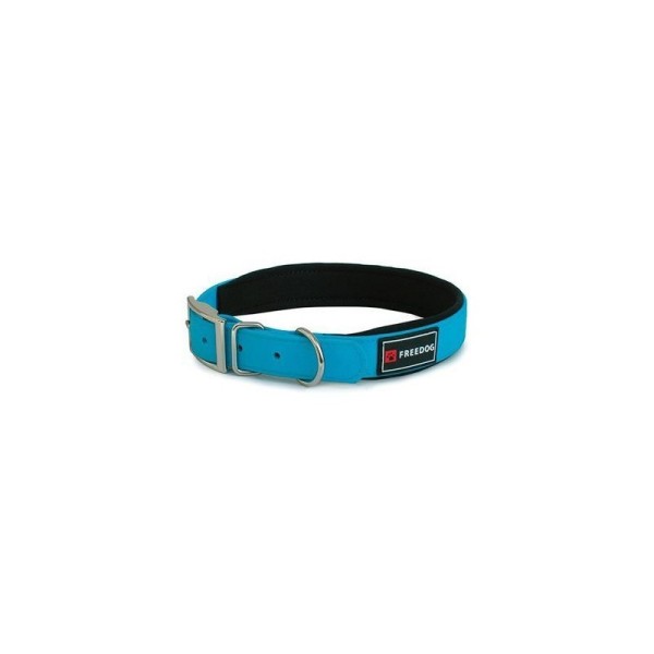 FREEDOG COLLIER CHIEN ERGO PVC BLEU 20MMX40CM