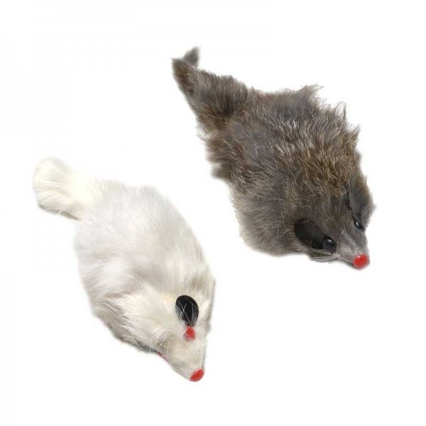 BUBIMEX JOUET SOURIS 9 CM X 2