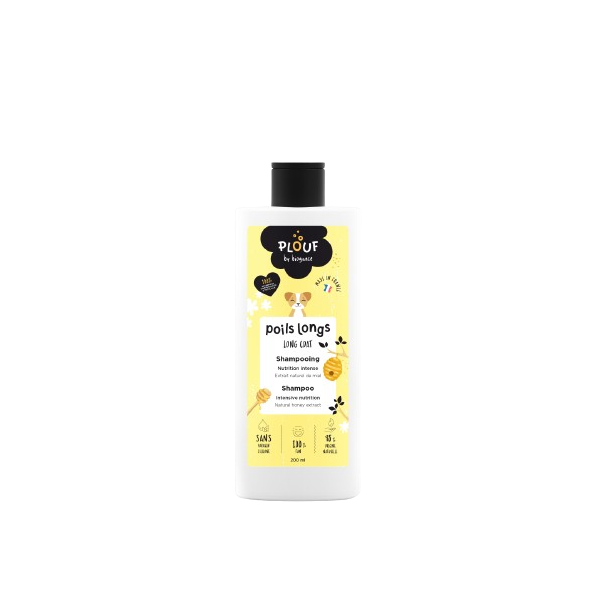 PLOUF - SHAMPOOING POILS LONGS POUR CHIEN 200ML.