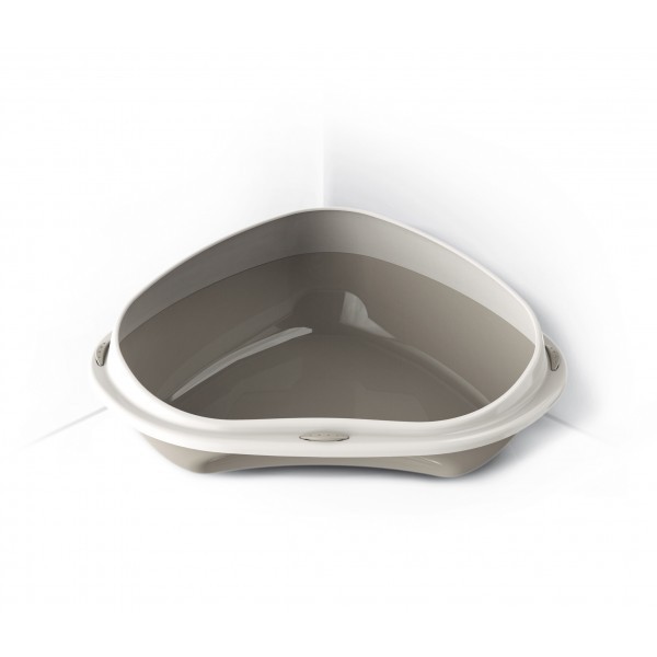 GEORPLAST - BAC À LITIÉRE D'ANGLE INNOVANT. . 49 X