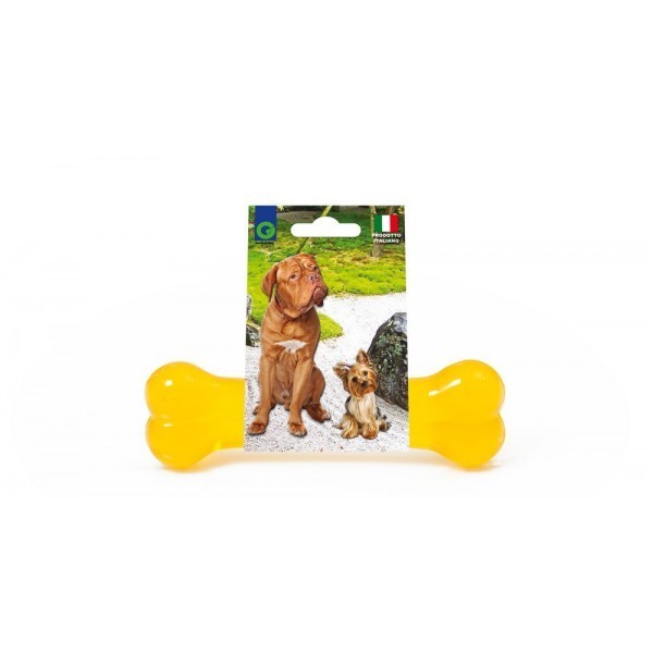 GEORPLAST - SLURPY 1 - BONE TOY FOR DOG CM. 12 X 3