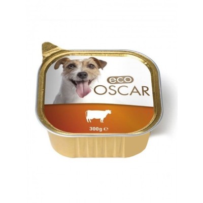 ECO OSCAR - PÂTÉ EN BARQUETTE AU BOEUF POUR CHIEN-300G