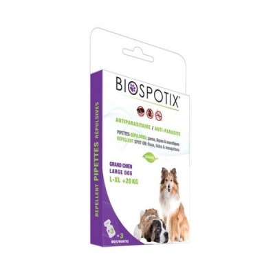 BIOGANCE - PIPETTES RÉPULSIVES GRAND CHIEN (XL) 3X