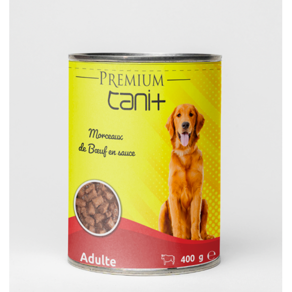 CANI+ BOUCHÉES EN SAUCE AU  BOEUF 400 GR