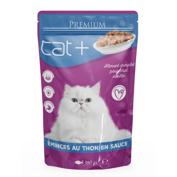 Cat+ pochon 100g thon