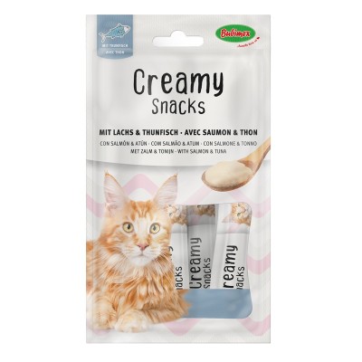 Crème à lécher au thon et saumon X4 - 60g Bubimex