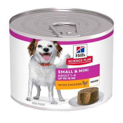 Mousse pour Chien Adulte Small&Mini au poulet 200g