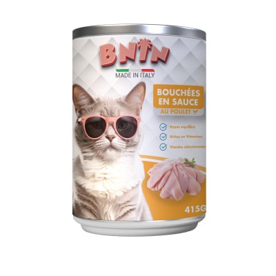 BNIN BOUCHÉES EN SAUCE AU POULET 415G
