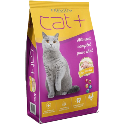CAT + PLUS CROQUETTES CHAT POULET 20 KG