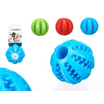 Mascow - BOULE SILICONE DISTRIBUTEUR D'ALIMENTS SRT 3 COL