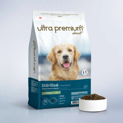 CROQUETTE POUR CHIEN ADULTE EN SURPOIDS/ STERILISE TOUTES TAILLES - 12 KG