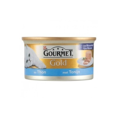 PURINA - GOURMET GOLD MOUSSELINES AU THON 85G.