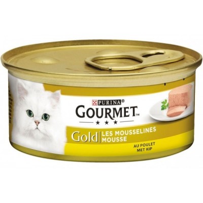 PURINA - GOURMET GOLD MOUSSELINES AU POULET 85G