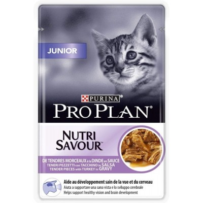 PURINA - PRO PLAN NUTRISAVOUR JUNIOR DINDE 85G