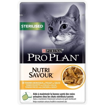 PURINA - PRO PLAN NUTRISAVOUR STERILISED POULET 85