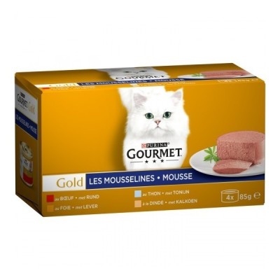 PURINA - GOURMET GOLD MOUSSELINE 4*85G