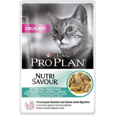 PURINA - PROPLAN NUTRISAVOUR DELICATE POISSON DE LOCÉAN 85G