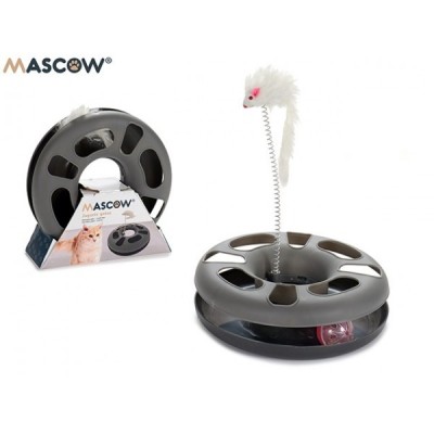 MASCOW ROUE SOURIS VERTICALE GRISE POUR CHAT