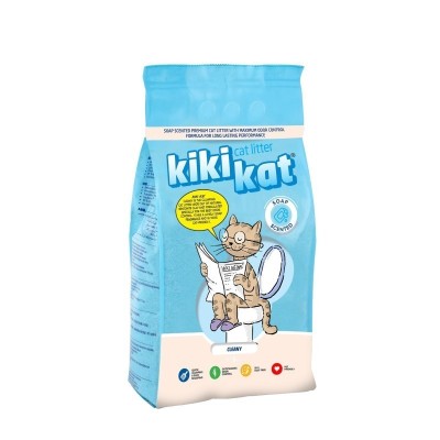KIKIKAT 5L, LITIÈRE POUR CHATS AU PARFUM DU SAVON