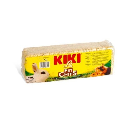 KIKI LIT PETS CHIPS, WOOD CHIP BED FOR RODENTS.1KG
