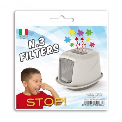 GEORPLAST - SET 3 FILTRE TOILETTE GALAXY